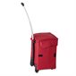 Dbest Products Collapsible Shopping Cart 17 x 13 x 11 in red