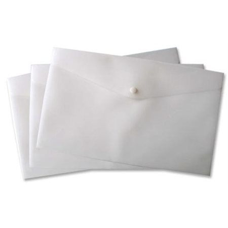Document Envelope With Snap Button Closure