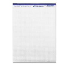 Bloc de papier quadrillé 4 carrés / po Perf-Perfect® - Format lettre 8-1/2 x 11-3/4 po