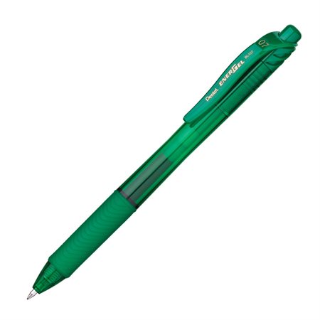 Stylo à bille roulante rétractable Energel X Vert