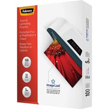Pochettes de plastification à chaud avec protection UV ImageLast™ - 5 mil - Lettre - Paquet de 100