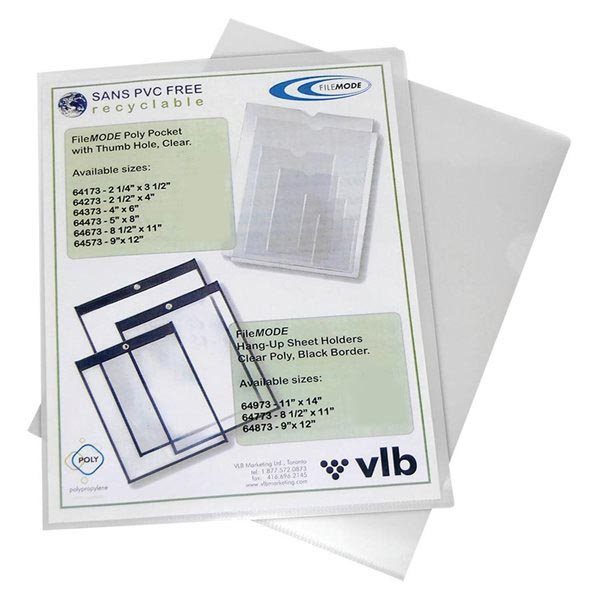 Couverture de présentation en poly FileMode - acétate double - Format lettre 