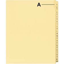 Quest Alphabetical Litigation Index Dividers A to L A