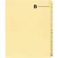 Quest Alphabetical Litigation Index Dividers A to L B