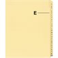 Quest Alphabetical Litigation Index Dividers A to L E