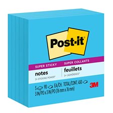 Post-it® Super Sticky Notes electric blue