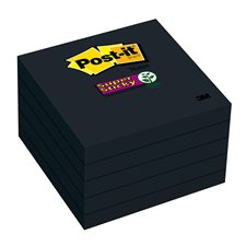 Post-it® Super Sticky Notes black