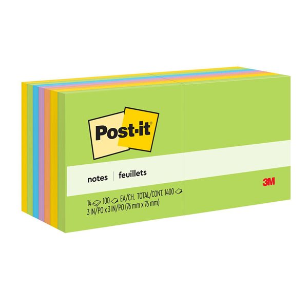 Post-it® Self-Adhesive Notes Plain 3 x 3 (14)