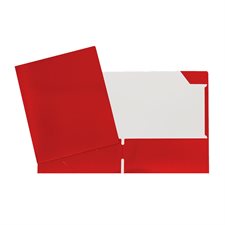 Cardboard Report Cover With 2 Pockets - Red