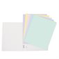 Laminated Cardstock Report Cover with 3 Fasteners - Pastel Assorted Colours