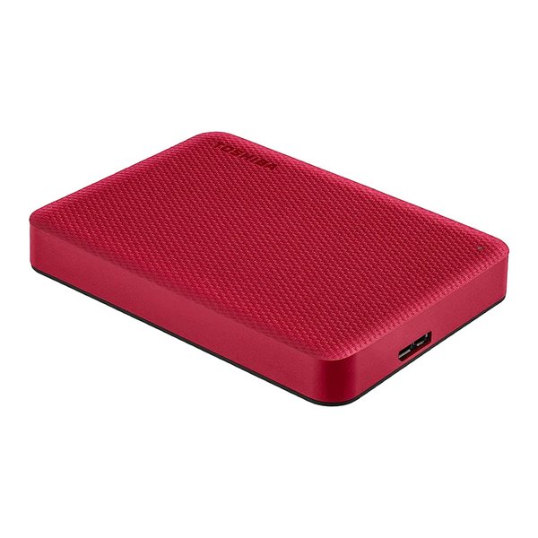 Toshiba Canvio Advance 4TB USB 3.0 External Hard Drive red
