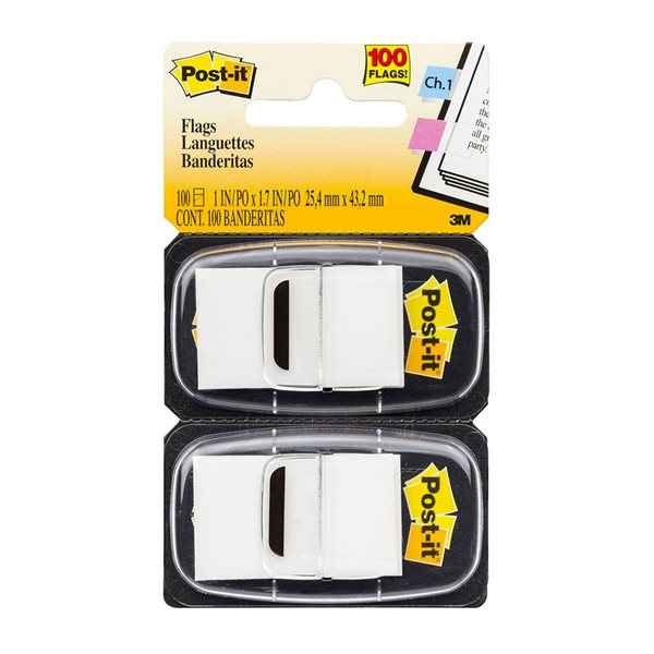 Post-it® Self-Adhesive Flags White