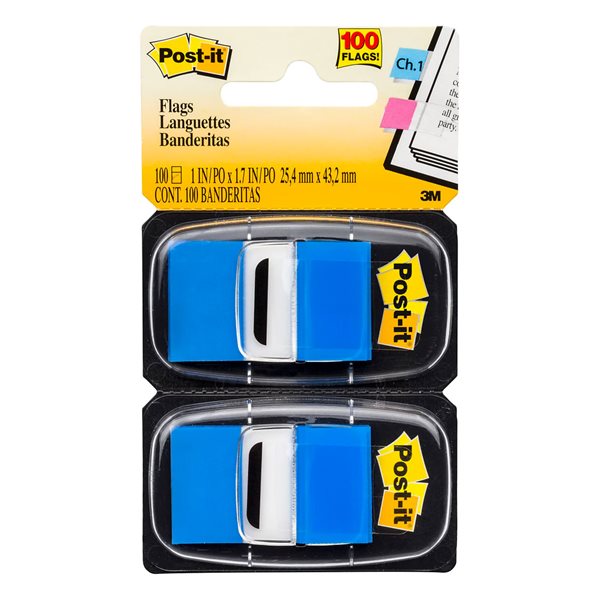 Post-it® Self-Adhesive Flags Blue