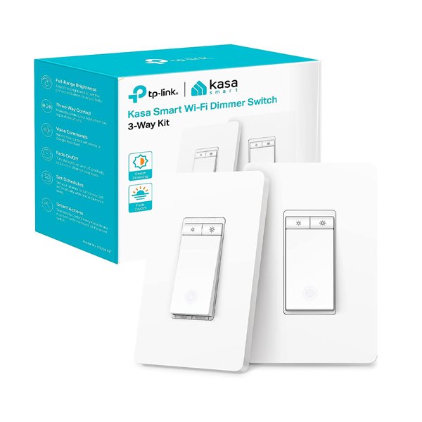 Kasa Smart Wi-Fi Dimmer Switch 3-Way Kit 