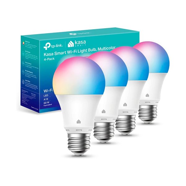 Ampoule intelligente multicolore Kasa Smart - paquet de 4