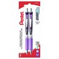 EnerGel® Retractable Rollerball Pens - 0.7 mm point  - Package of 2 - Purple  