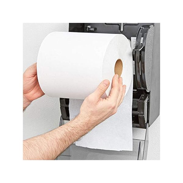 Serviettes en papier blanc