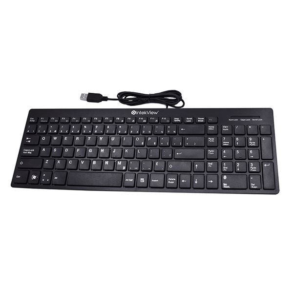 IntekView™ French Canadian Wired Slim Keyboard