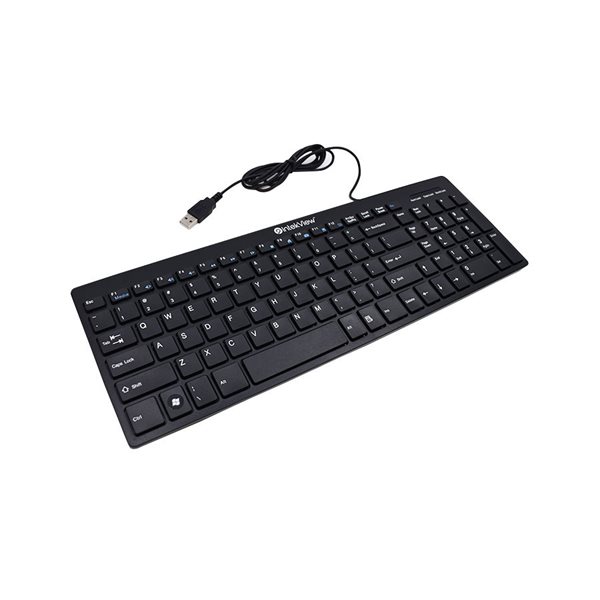 Clavier ultra-mince filaire anglais IntekView™