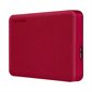 Toshiba Canvio Advanced Portable Hard Drive - 4 TB - Red