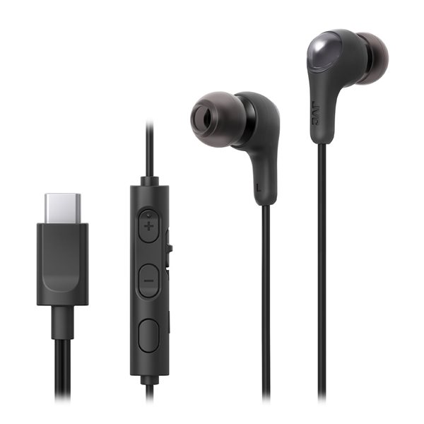 JVC Gumy Connect USB-C Earbuds - Black
