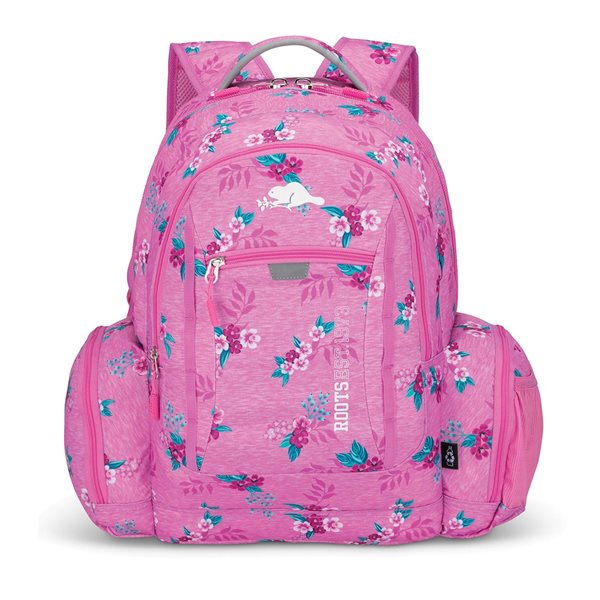 Computer Backpack pink flowers