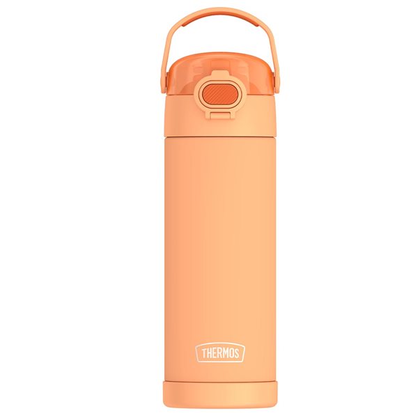 Bouteille d'eau en acier inoxydable avec bec verseur et couvercle verrouillable Thermos orange