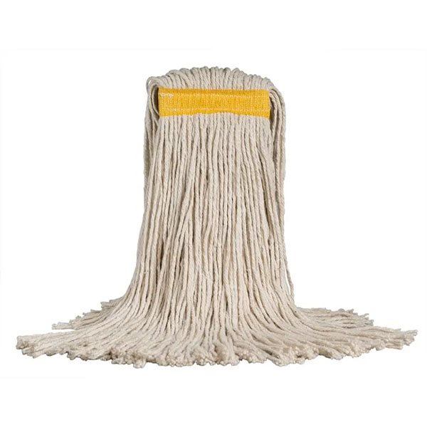 Vadrouille humide à bouts coupés Cotton-Pro™ 24 oz - Blanc
