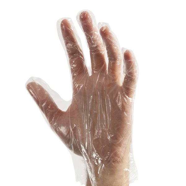 Gants jetables en polyéthylène - Très grand 