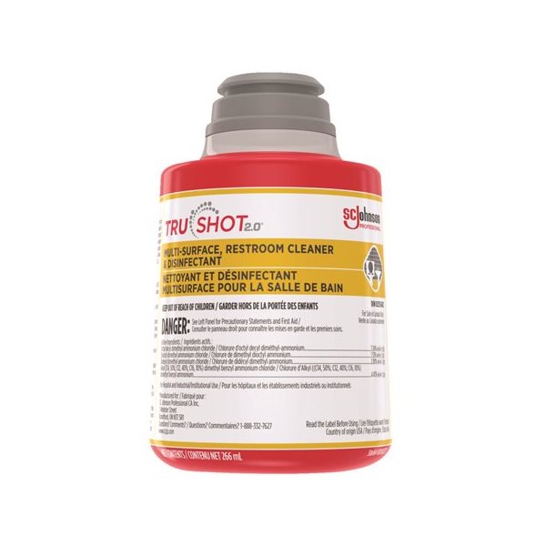 Nettoyant et désinfectant multisurface pour salle de bain TruShot 2.0™ - Cartouche de 266 ml