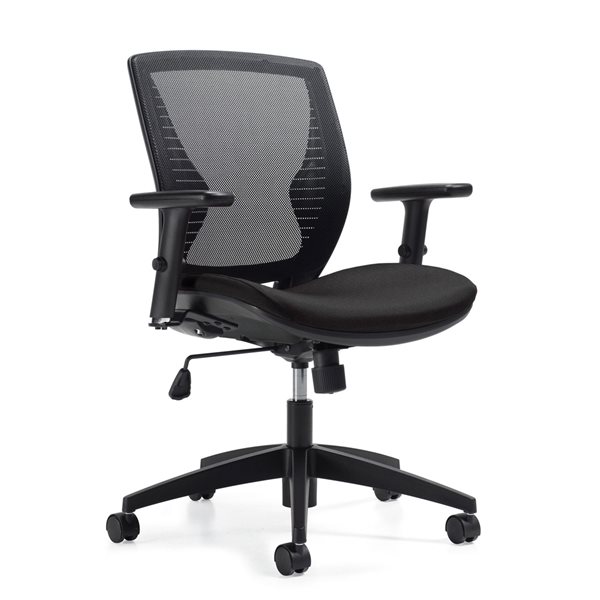 Fauteuil à basculement à dossier en tissu maillé Stradic