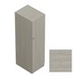 Penderie de 65,6 po H Newland - Droite - Noce grigio