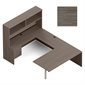 Newland U-Shaped Office Suite - Absolute Acajou