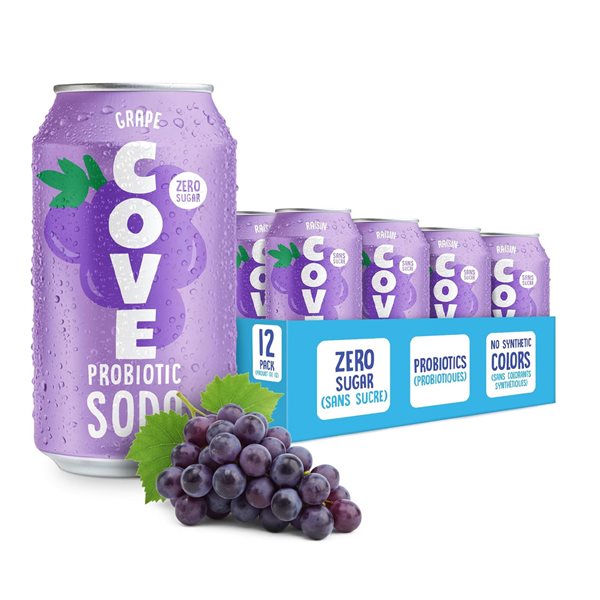 Cove Probiotic Soda - Grape