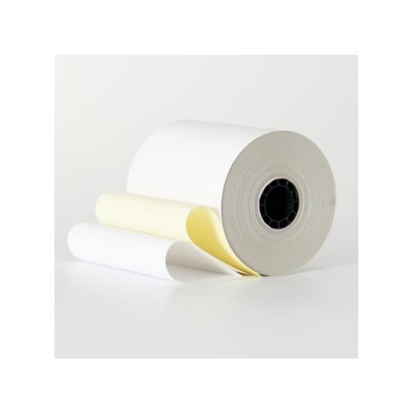 Thermical and Carbonless Calculator and Cash Register Paper Rolls - 3 in x 100 ft - Box of 50