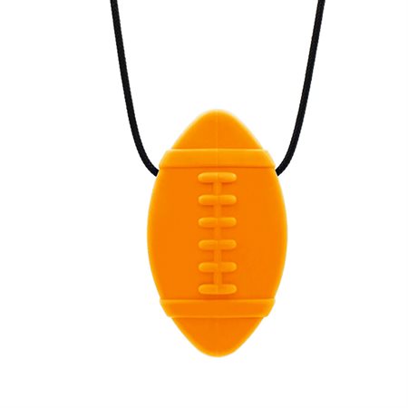 Collier à mâchouiller ballon de  Football Ferme - Orange