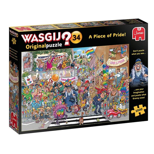 Casse-tête mystère 1000 morceaux Wasgij Original - La Parade de la Fierté !