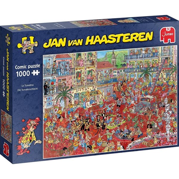 1000 Pieces – La Tomatina - Jan van Haasteren Jigsaw Puzzle