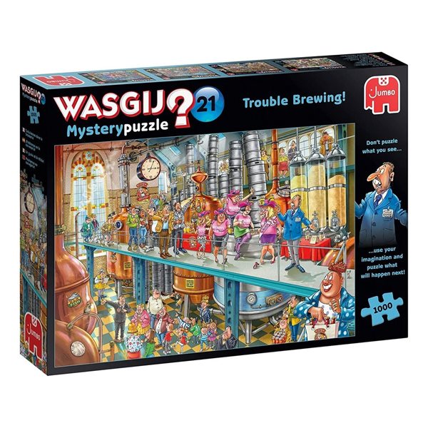 1000 Pieces - Trouble Brewing ! Wasgij Mystery #21 Jigsaw Puzzle