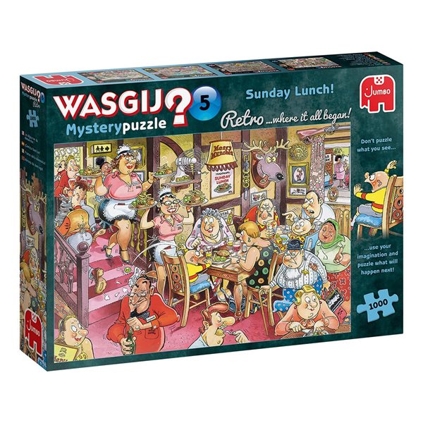 1000 Pieces - Live Entertainment Wasgij Mystery Retro #5 Jigsaw Puzzle