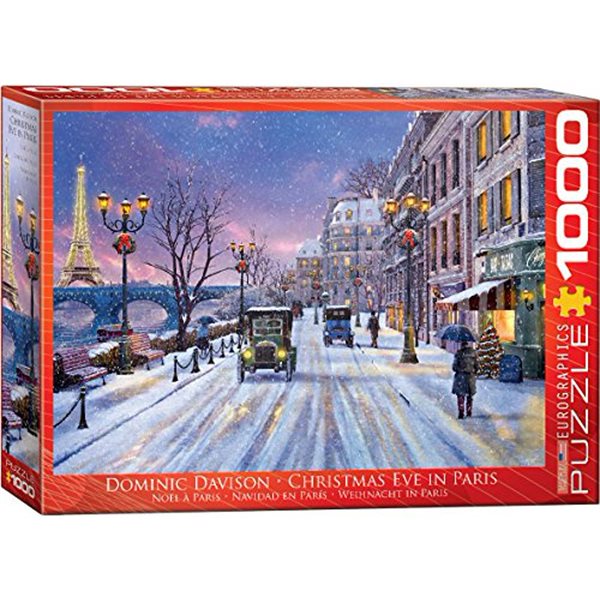 1000 Pieces - Christmas Eve in Paris Jigsaw Puzzle