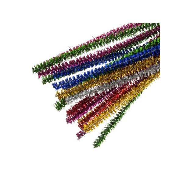 Metallic Pipe Cleaners - Multi-Colored