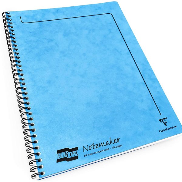 Cahier Notemaker A4 120 pages turquoise