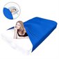 Drap de compression bleu lit simple