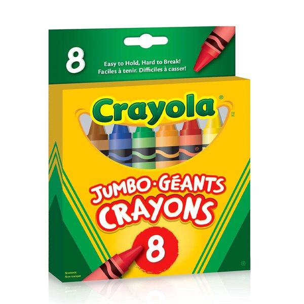 Crayons de cire grand format