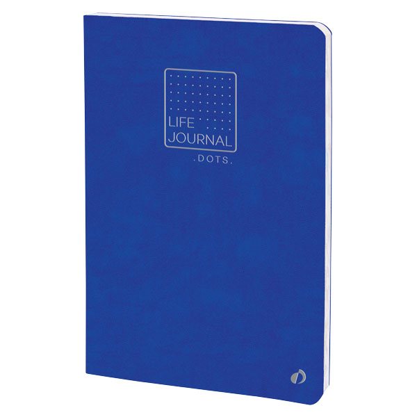 Carnet de notes Life Journal Dots Slim - Bleu