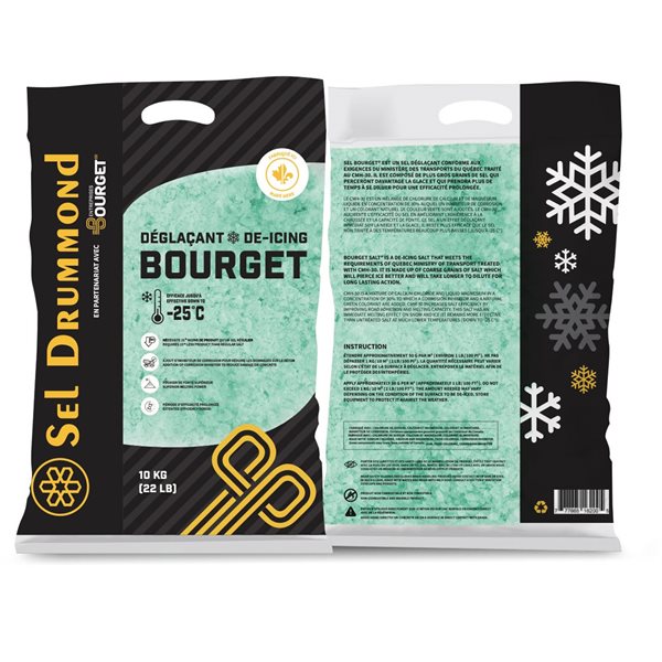 Bourget® De-Icing Salt - 10 kg