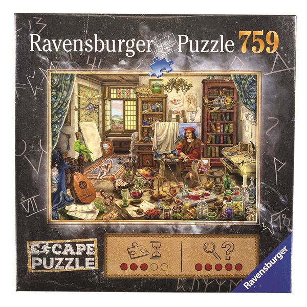 759 Pieces – The Art Studio Escape Puzzle