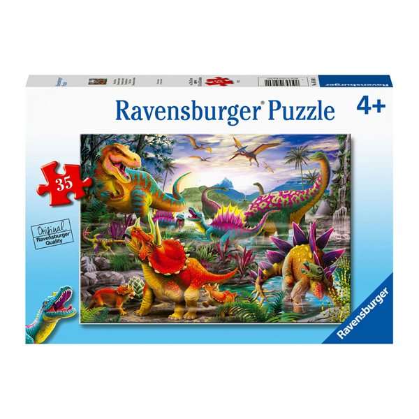35 Pieces – T-Rex Terror Jigsaw Puzzle