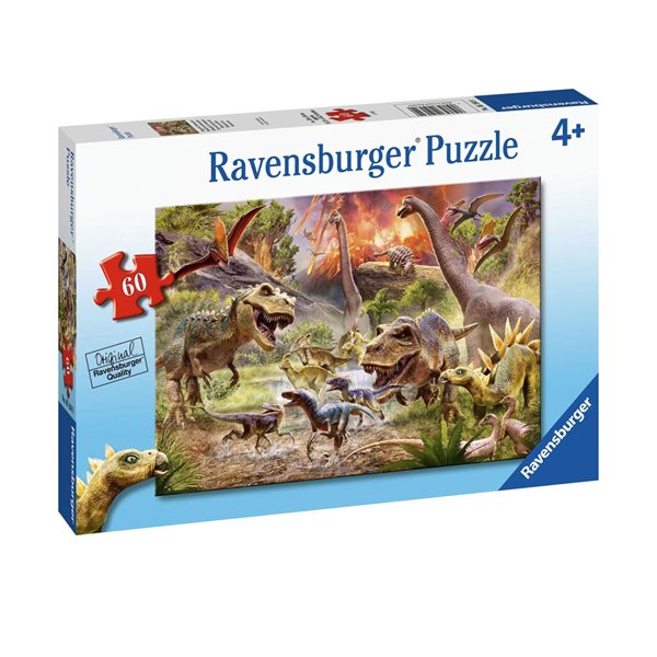 60 Pieces - Dinosaur Dash Jigsaw Puzzle